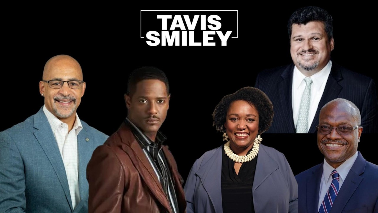 Blair Underwood, Ruben Navarrette, Chris Rabb, Algernon Austin, and Gloria Purvis join Tavis Smiley