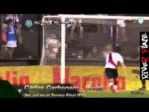 2do Gol de Carlos Carbonero (CARP) | All Boys vs River Plate - Fecha 8.  Torneo Final 2014