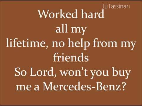 Mercedes Benz - Janis Joplin - Lyrics