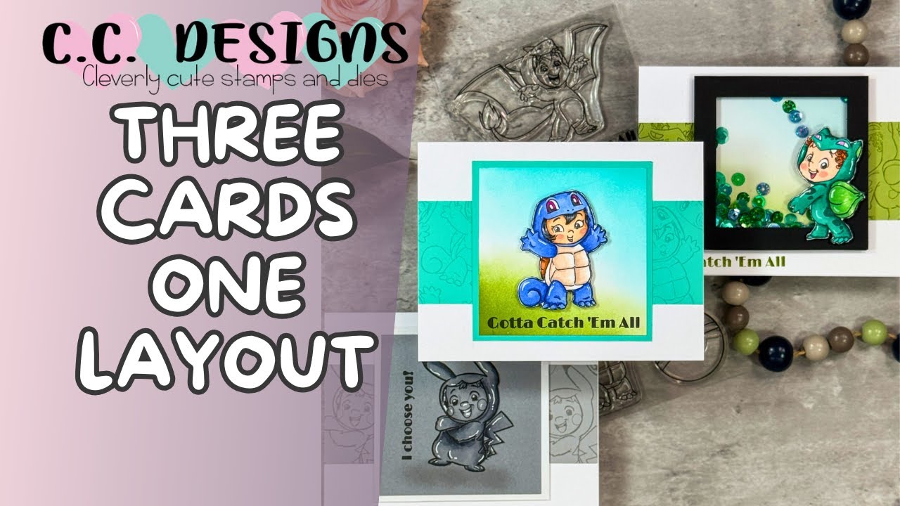 Can You Create 3 Totally Different Cards From ONE Stamp Set?