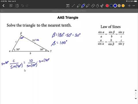 Law of Sines | AAS Triangle