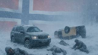 Norveç alarma geçti! Oslo'da beklenmedik ilk yoğun kar yağışı