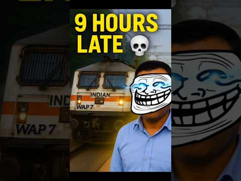9 Hours Late Train☠️ || Wap-7 Full Power 👽💀 Locomotive