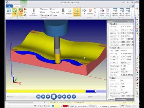 Mastercam X7 Verify - Utilizing Stock Model Features
