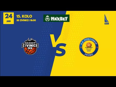🔴 UŽIVO: KK Basket Živinice vs KK Donji Vakuf Promo | MAXBET LIGA | Kolo 15 | 24.01.2026