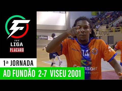 Liga Placard: Ad Fundão 2-7 Viseu 2001