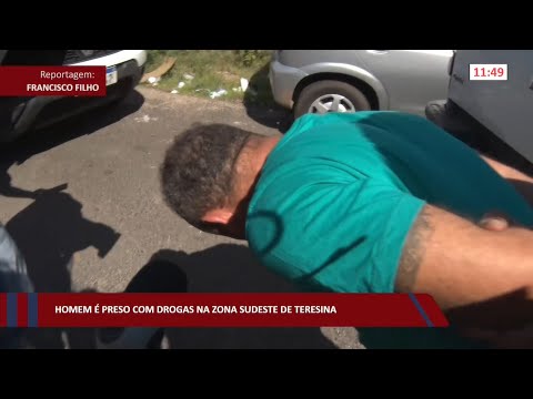 Homem é preso com drogas na zona sudeste de Teresina 20 07 2022