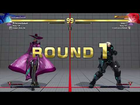 SFV AE : Sakati (Fang) vs Ixion (Nash)