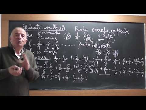 1/3 Lectia 1664 - Clasa 5 - Fractii ordinare impreuna cu Crina in direct pe Proful Online TV