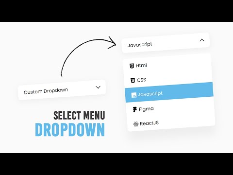 Custom Select Menu Dropdown Using Html Css Vanilla Javascript Dropdown Menu