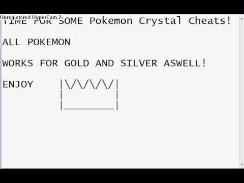 Pokemon Crystal(PC):Wild Pokemon Modifier Codes