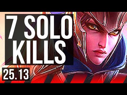 QUINN vs YASUO (TOP) | Legendary, 7 solo kills | EUW Master | 25.13