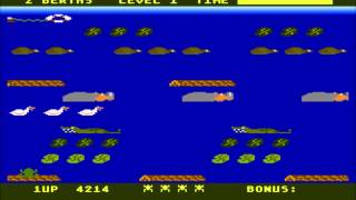 Frogger II: ThreeeDeep! for the Atari 8-bit family