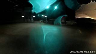 Driving in the rain with low cam