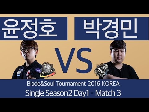 [B&S] Tournament 2016 KOREA SINGLE Season 2 Day1 – Match3
