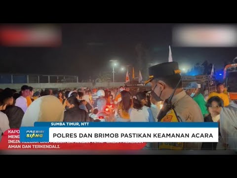 POLRES SUMBA TIMUR PENGAMANAN DEKLARASI AKBAR BACABUP