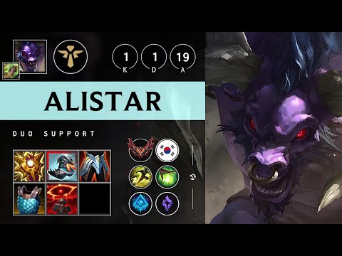 Alistar Support vs Gragas - KR Grandmaster Patch 25.12