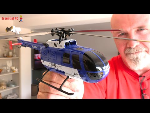 Good fun for Indoors ? RC Era C186 MAX Bo 105 4CH 1/48 Scale Flybarless Realistic RC Helicopter
