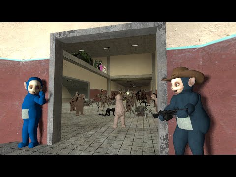 We killed some of the Slendytubbies bosses and kept on fighting