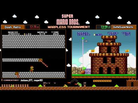 Dash Retro vs QuiteSuperMario. SMB Warpless Tournament 2018