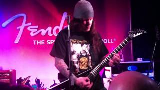 Phil Demmel of Machine Head plays &quot;Wolves&quot; @ Frankfurt Musikmesse Shred Show 13.04.2013