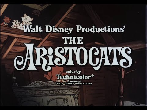 The Aristocats - 1970 Teaser Trailer (35mm 4K)