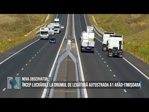 ÎNCEP LUCRĂRILE LA DRUMUL DE LEGĂTURĂ AUTOSTRADA A1 ARAD-TIMIȘOARA