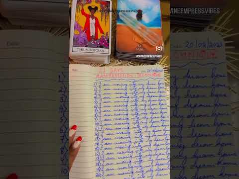 21 days Manifestation technique! Tried & Tested!✍️ #tarotreading #explore #youtube #manifestation