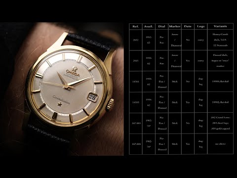 Omega Constellation Reference Guide - Pie-Pan Era