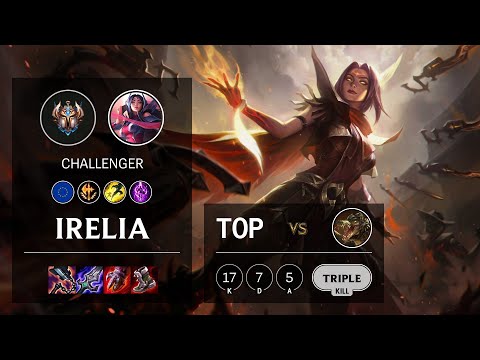 Irelia Top vs Renekton - EUW Challenger Patch 11.1