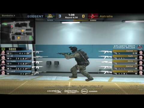 Godsent vs Astralis de_train A site hold