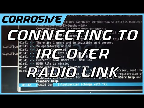 Connecting to IRC over Radio AX.25 Link