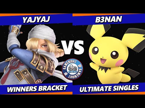 SOS Game Night 80 - YajYaj (Sheik) Vs. B3nan (Pichu) Smash Ultimate - SSBU