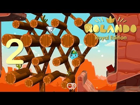 Rolando: Royal Edition - FIRE CANYON Level 11-18 - iOS Walkthrough Gameplay