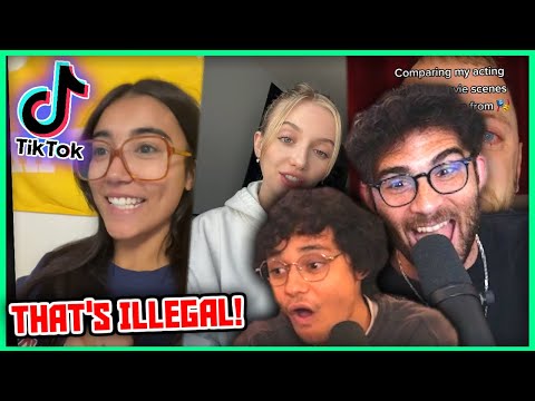Hasan & nickisnotgreen Watch HILARIOUS TikTok Drama Videos | Hasanabi Reacts