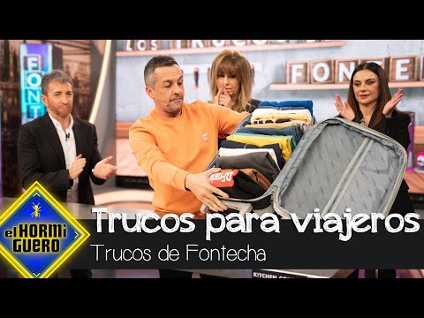 Fontecha y los viajeros: el error al hacer la maleta y cómo organizar bien la ropa - El Hormiguero