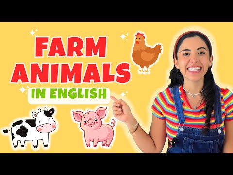 Farm Animals 🐷 Aprende los Animales de la Granja en Inglés con Miss Becca