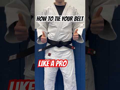 How to tie a Judo belt | Subscribe to support ❤️|  #judo #martialarts  #BJJ #sambo #kidsbjj