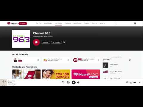 Channel 96.3 FM Wichita's #1 Hit Music Station! Station ID 9/25/2022