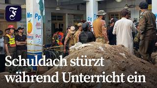 Mindestens 27 Kinder sterben durch Schuleinsturz in Pakistan