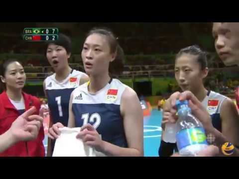 CHN VS BRA Quarter Final Women's Volleyball Olympic Games - Rio 2016