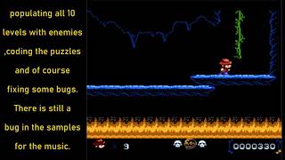 Sydney Hunter and the Caverns of Death (NES) Development Update October 2020