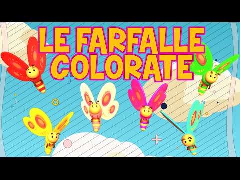 La farfalle colorate - baby dance - canzoni per bambini - musica per bimbi