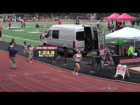 Jackson-Reed Girls 800m at 2025 DCSAA Championships Heat 2