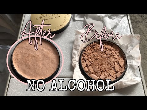 DIY How to fix broken compact powder / broken makeup without alcohol