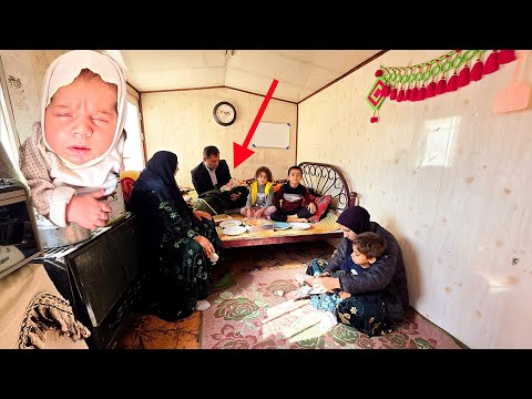 The baby's father's first meeting with his ex-wife