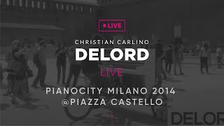 PianoCity 2014, 18 Maggio 2014. DeLord and PIANOBICI live at Castello Sforzesco, Milan. Italy.