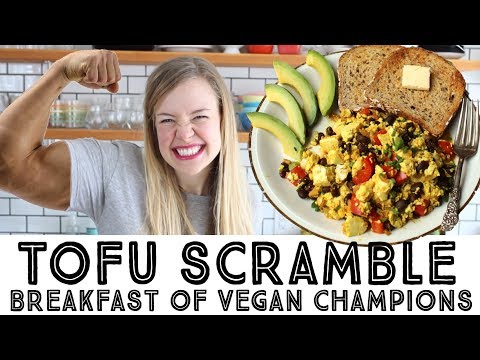 How To Make Tofu Scramble - Vegan Breakfast Recipe Easy