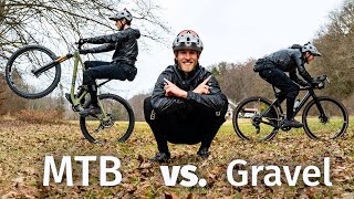 Mountainbike VS Gravel-Bike: Was lohnt sich für Dich?
