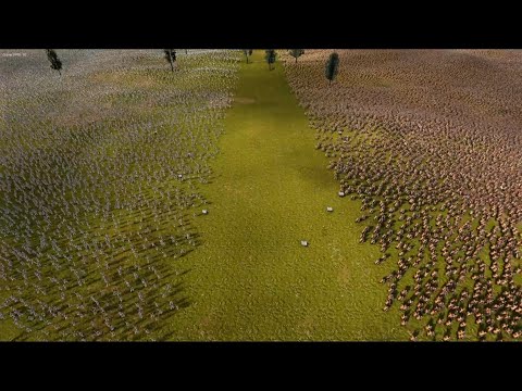 100.000 HEAVY KNIGHTS vs 1000.000 ROMANS - MASSIVE BATTLE - Ultimate Epic Battle Simulator 2